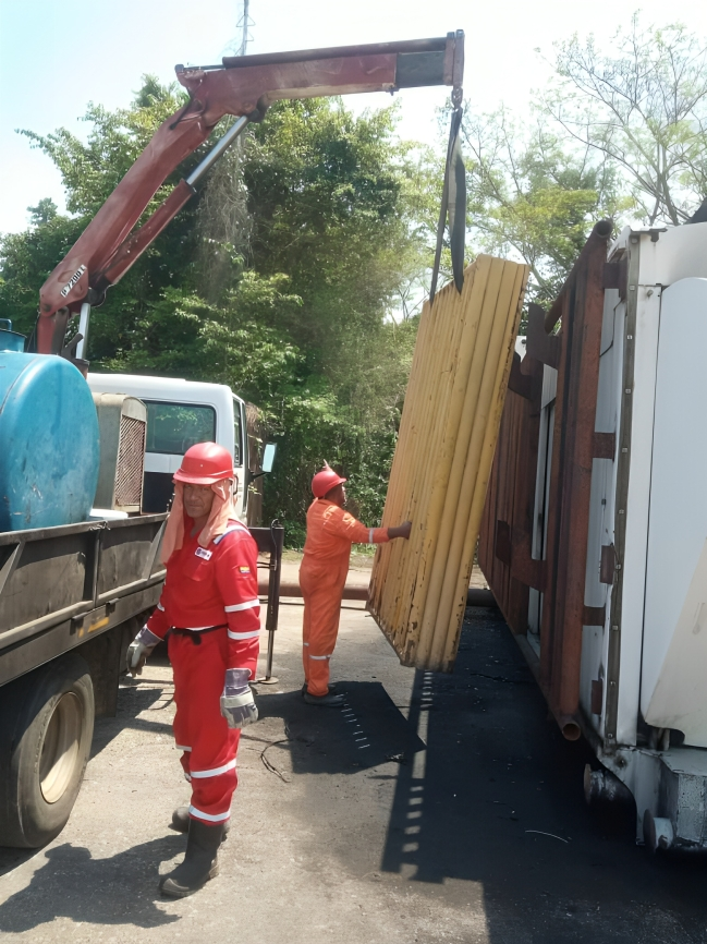 Carga de materiales